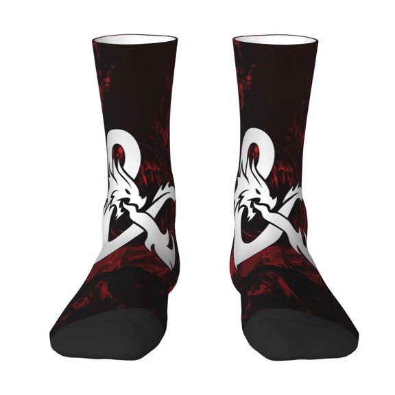 DND Dungeons And Dragons Socks Crew Novelty Socks Casual Dress Gifts For Men Women