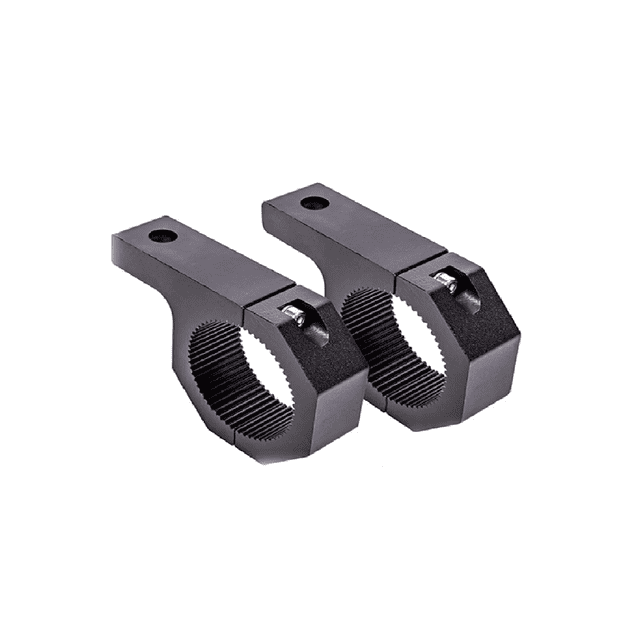 Abrazaderas Clamps Para Montar Luces Auxiliares Moto 2 pzs Negro LAB.G