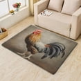 thumbnail image 2 of Rooster Rugs for Kitchen Floor - 3x4Rooster Rug - Rustic Farm Animal Area Rug - Country Chicken Rugs - Farmhouse Animal Carpet, 2 of 7