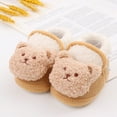 thumbnail image 2 of Biezeib Baby Winter Shoes, Cartoon Bear Soft Sole Non-Slip First Walking Shoes Flats Toddler Shoes For Girls Boys, 2 of 4