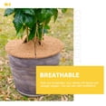 thumbnail image 2 of Shisuyan 5pcs Coir Tree Ring Mulch Pad Flower Pot Vegetables Succulents Mulch Ring Protector for Plants, 2 of 8