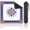 Color1, variant on Mahjong Mat with Carrying Bag 31.5" x 31.5" Non-Slip Noise Reduction Patriotic American Flags Blue Ribbon Red White Striped Table Mat for Mahjong Poker Dominoes Card Board Tile Games