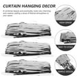 thumbnail image 5 of UPGRATOR 4Pcs Tinsel Foil Fringe Curtains Backdrop Wedding Decorations Silver 250X100CM Rectangular Shape, 5 of 5
