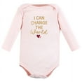 thumbnail image 3 of Hudson Baby Cotton Long-Sleeve Bodysuits, 3-Pack, Newborn- 24 Months, 3 of 5