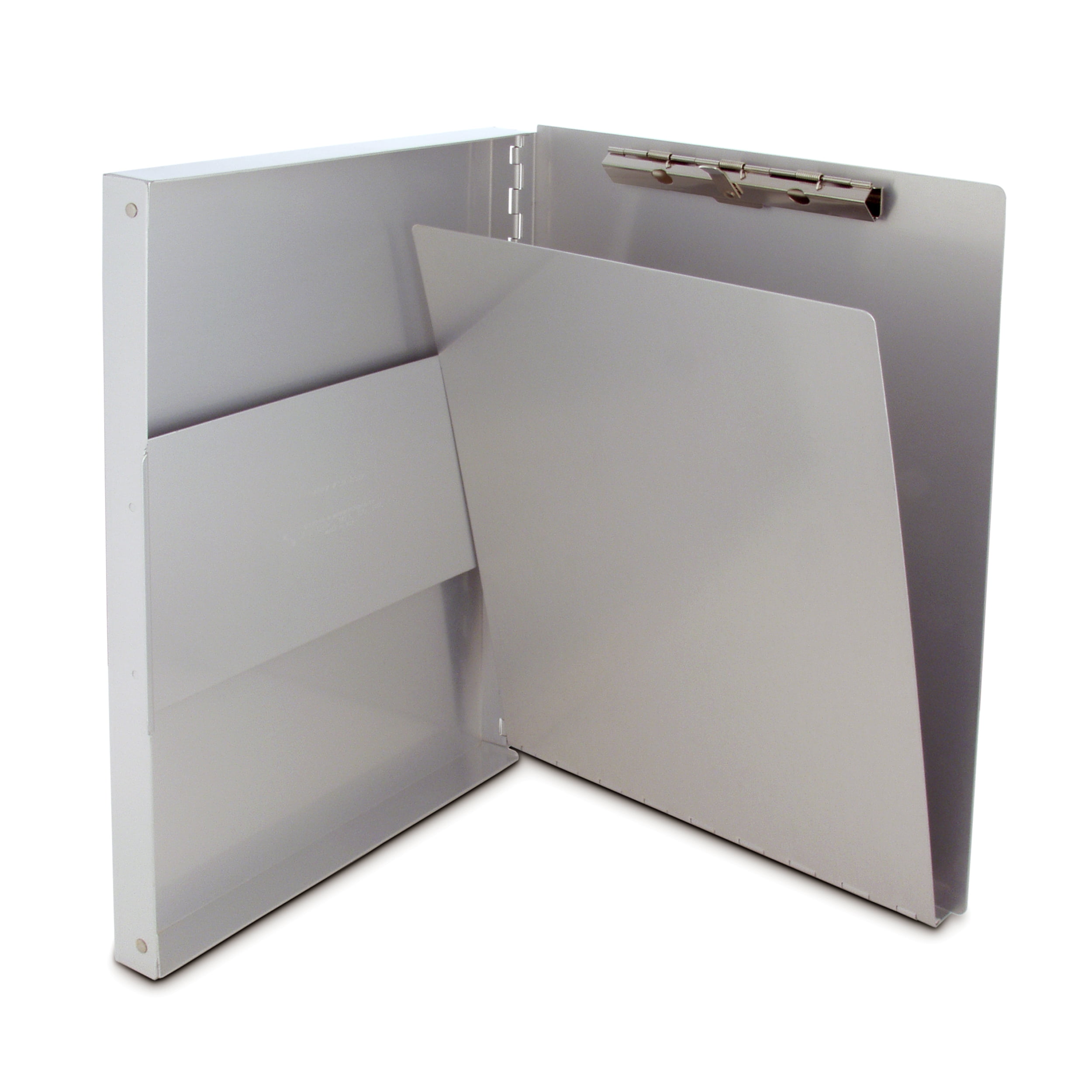 Saunders Metal Form Holder, A, Side Privacy Cover, Low Profile Clip, Letter, Silver