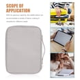 thumbnail image 3 of FESTFENDS Grey Tablet Organizer Case Nylon Durable Portable Tablet Carrying Sleeve, 3 of 6