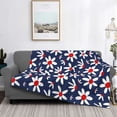 thumbnail image 2 of Yiaed Daisy Flowers Print Blanket Throw Blanket Soft Cozy Flannel Blanket for Home Bed Sofa Couch Chair-40"x30", 2 of 6