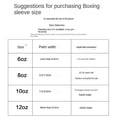 thumbnail image 5 of Guantes de boxeo para hombres y mujeres,Guantes de boxeo de cuero para saco de boxeo,Kickboxing,Guantes de lucha Muay Thai-10OZ, 5 of 5
