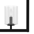 thumbnail image 4 of Hunter - Kerrison 6-light Natural Black Iron, Extra Large Chandelier, Dimmable, Linear Shaped, for Bedrooms, Kitchens, Dining, Living Rooms - 19548, 4 of 9