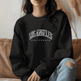 thumbnail image 5 of Women's City Name Letter Print Sweatshirt Letter Print Sweatshirt 1 Pcs Graphic Casual Pullover Sweatshirts - Comfortable Crew Neck, Soft Casual Tops, 5 of 5