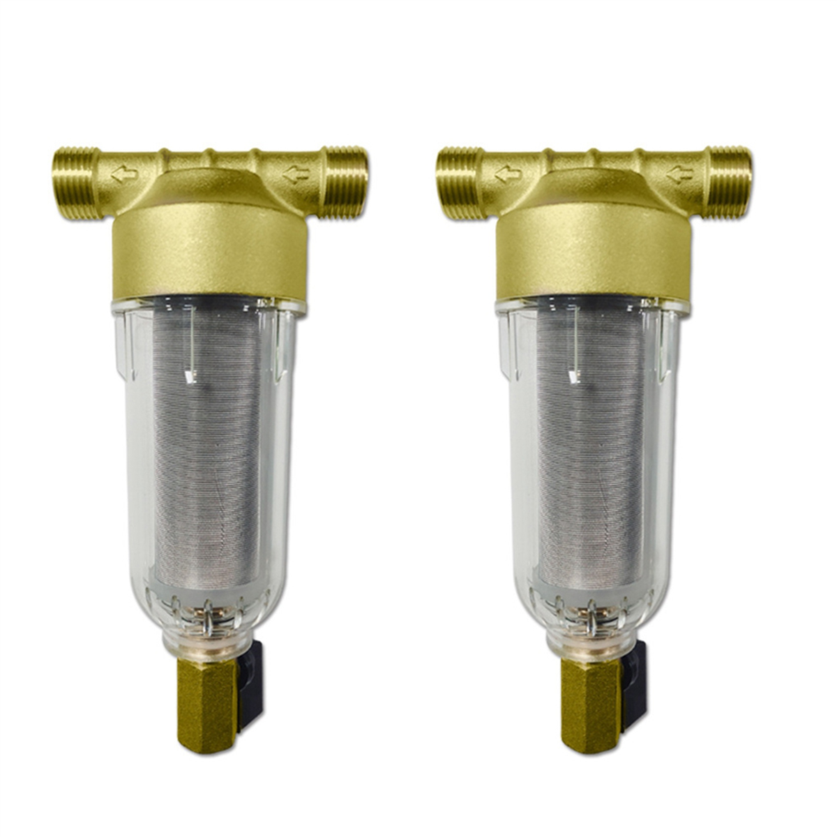 2X Filtre à Sédiments Réutilisable pour Toute la Maison, Pré-Filtre à Eau 40-60 Micromètres