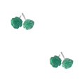 thumbnail image 1 of Jumpingount 2 piezas pendientes de flores pendientes de rosas joyería accesorio de moda niñas mujeres dulce declaración pendientes para boda Type1 NO1, 1 of 6