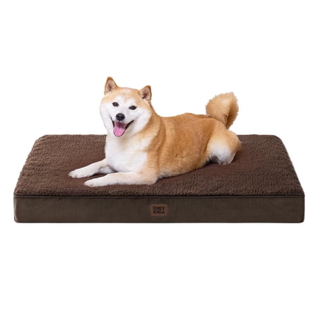 Dog Beds For Large Dogs With Removable Washable Cover Brown 36x27