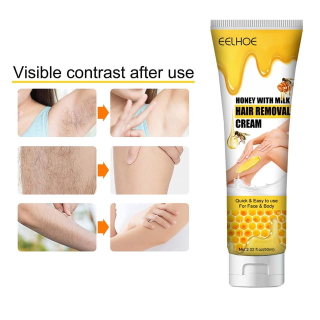 Crema depilatoria, crema depilatoria rápida suave y , crema depilatoria, para brazos, axilas, piernas, pecho, mujeres y hombres Yinane Removedor de pelo
