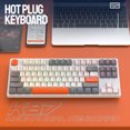 thumbnail image 4 of Teclado mecánico Gamer de 87 teclas Retroiluminado RGB Intercambiable en caliente Compatible con Bluetooth, 4 of 6