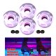 thumbnail image 4 of 4 piezas de patines de ruedas accesorios de patineta flash LED para patinaje de Rosado Sunnimix Rodillo de patines, 4 of 8