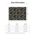 thumbnail image 5 of Yiaed Snake And Flower Print Blanket Throw Blanket Soft Cozy Flannel Blanket for Home Bed Sofa Couch Chair-60"x50", 5 of 6