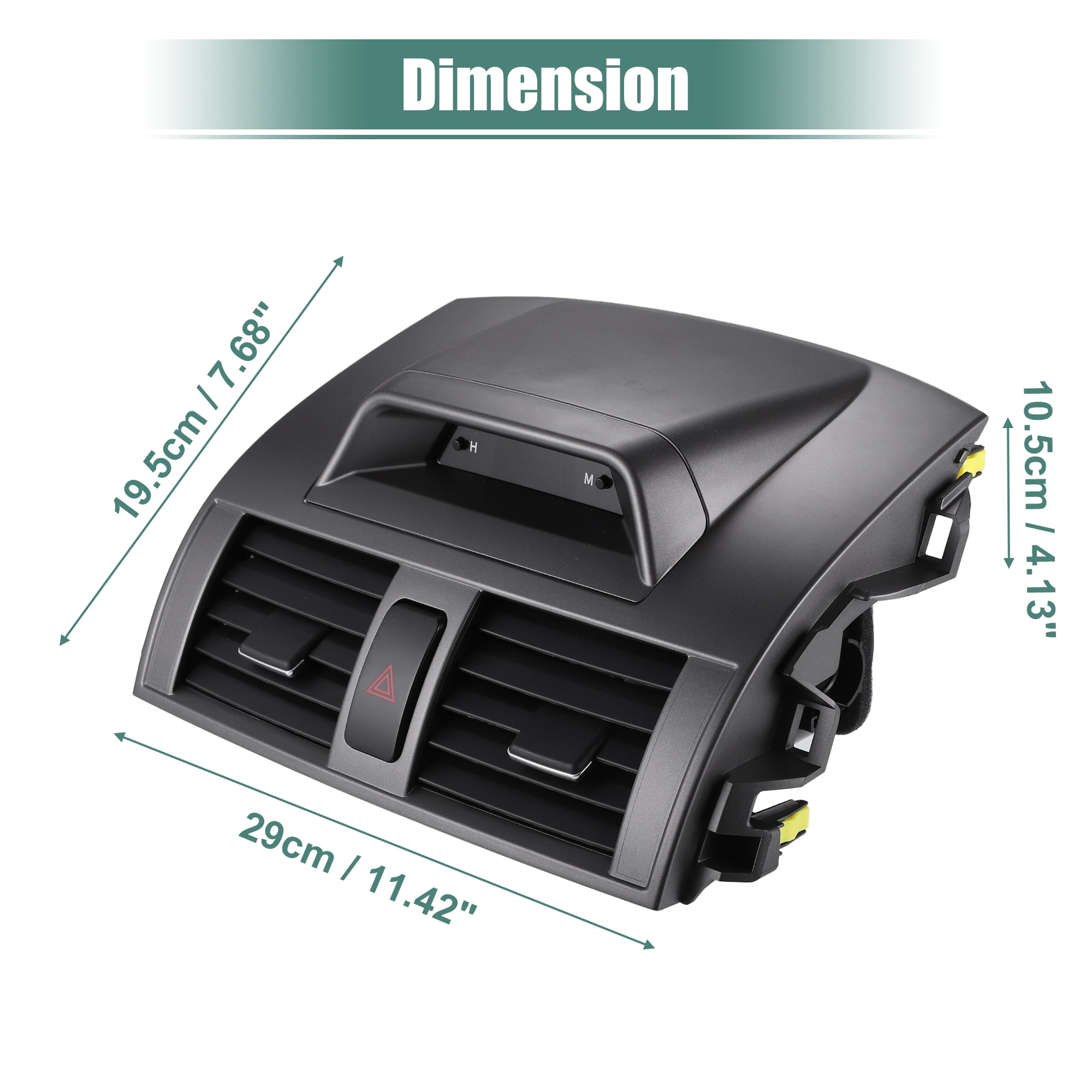 Unique Bargains Center Dash AC Air Vent Outlet Panel for Toyota Corolla 2009-2013