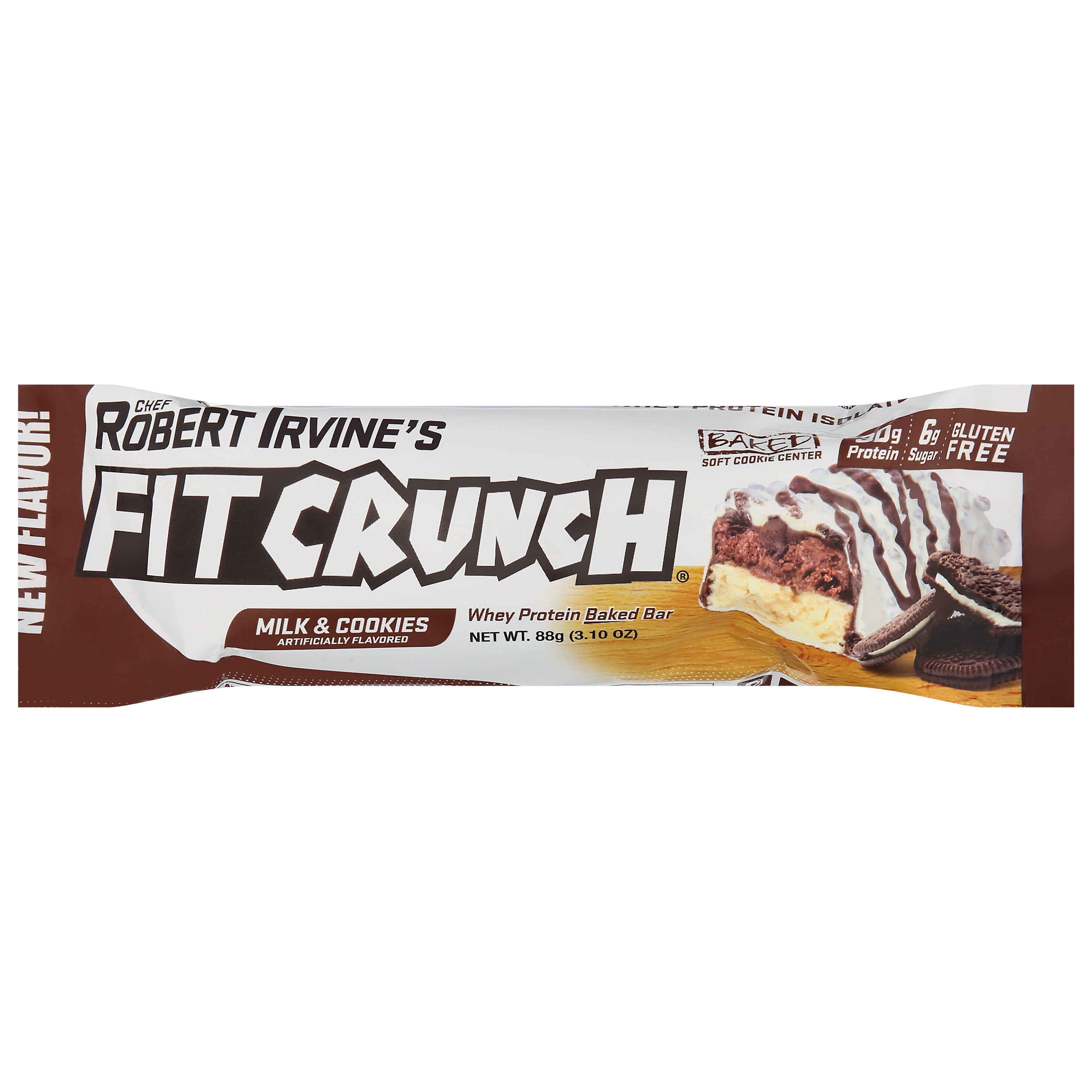 FITCRUNCH Milk & Cookies 88g Protein Bar