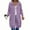 Purple, variant on Xdegoge Long Jackets for Women Zip Up Oversized Casual Lapel Double Zipper Hoodies Trendy Tunic Long Sleeve Coat with Pocket Daily Outdoor Winter Fashion Jacket 2025