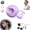 Purple, variant on T26 Pro Wireless Bluetooth Ai Translation Earbuds, Hy-T26 Pro Wireless Bluetooth Translation Earbuds, Hy-T26 Pro, Ai Hy T26 Pro, High Precision Ai Headphones Language, Supports 75 Languages (Black)