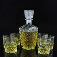 thumbnail image 2 of 1Pcs New Small Spirit Alcohol Liquor Transparent With Screw Cap Whiskey Decanter Glass Bottle Wine Bottle 05, 2 of 8