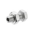 thumbnail image 5 of Unique Bargains M10x25mm Hexagon Fasteners Hollow Screw Bolts with Nuts 2 Pack, 5 of 5