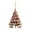 Red Style 2, variant on Rdhnmea 4 Styles Christmas Tree Shaped Ornaments Small Acrylic Candy Cane Lollipop Hanging Pendants Mini Xmas Figurines for Indoors Home Party DIY Gift Decor