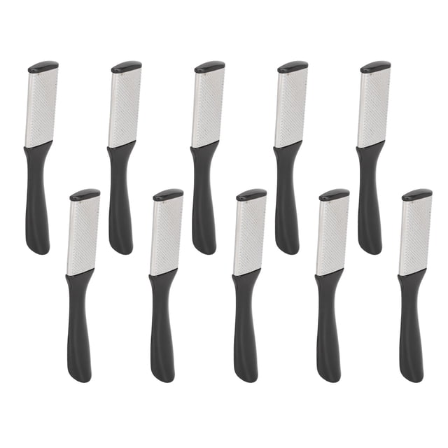 10 Uds Lima para pies removedor de callos escofina para pies de acero inoxidable de doble cara herramienta de pedicura para eliminar la piel muerta ANGGREK Otros