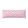 thumbnail image 2 of Lsque Pink Cartoon Bear Body Pillow Case Cover,Ultra-Soft Microfiber Bed Pillow Cases 20x54 inches,Elegant Bedding,Breathable Durable Pillow Cover with Envelope Closure, 2 of 8