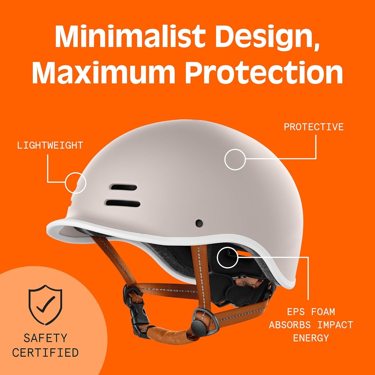 Adult Bike Helmet for Men & Women - Bicycle Helmet for Commuting, Road Biking, Skating with Adjustable Dial