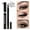 black, variant on Hauiodp Waterproof Liquid Eye Liner Stay One Day Makeup With Fine Brush Tip Lasting Satin Finish Proof Transfer 1ml