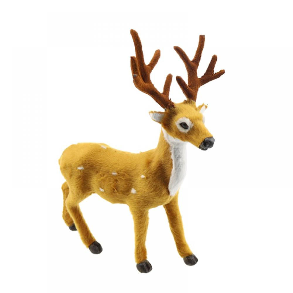 Cute Reindeer Deer Xmas Elk Plush Simulation Doll For Christmas Party Decor 