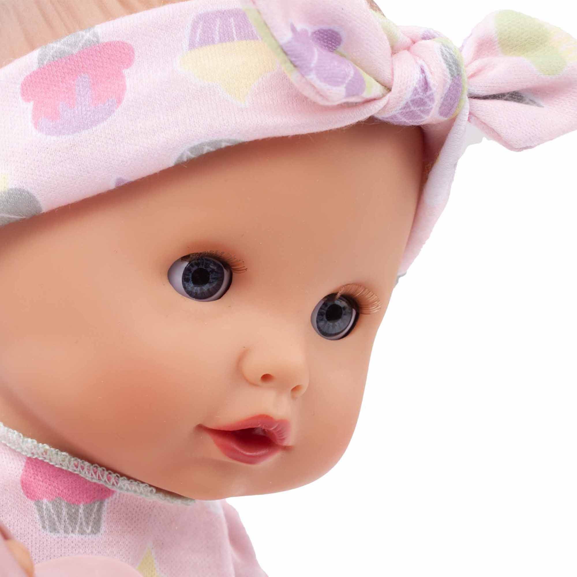 Gotz Sleepy Aquini Popsicle - 13" Drink & Wet Bath Baby Girl Doll with Potty, Bottle and Pacifier