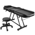 thumbnail image 5 of Adjustable Facial Bed Massage Table Beauty Salon Spa Equipment with Free Tattoo Stool(Black), 5 of 10