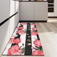 thumbnail image 4 of Pioneer Flower Floral Print Pattern Kitchen Rug Mat,Kitchen Runner Rugs Non Skid Washable,Decorative Kitchen Floor Mats for Kitchen,Sink,Laundry,17"X47", 4 of 5