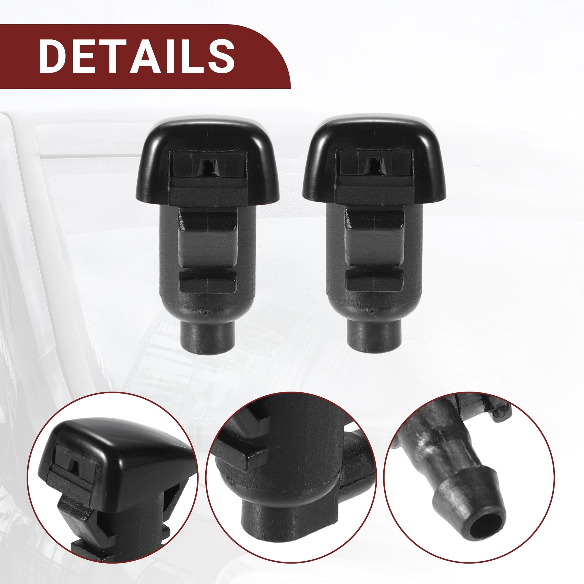 Unique Bargains Windshield Washer Nozzle for Chevrolet Traverse Durable