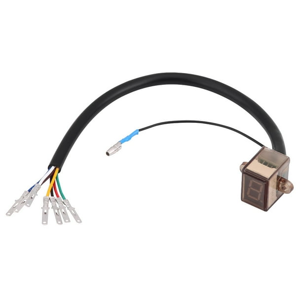 Indicador de marcha digital universal para motocicleta de 6 velocidades, sensores de palanca de cambios, pantalla de marcha