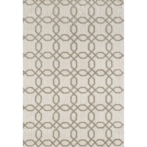 Crescent Drive Rug Company Silky White/Beige Area Rug