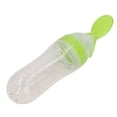 thumbnail image 4 of Silicone Baby Spoon, Green Multipurpose High Temperature Resistance Spoon Feeder Easy To Use  For Baby, 4 of 8