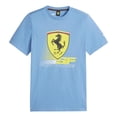 thumbnail image 1 of Playera Puma Hombre Scuderia Ferrari Race Big Logo Azul celeste XL, 1 of 8