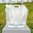 thumbnail image 3 of cámping Bolsas de agua plegables plegables portátiles para exteriores Portador de bebidas (White10L) FLhrweasw Nuevo, 3 of 8