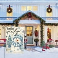 thumbnail image 4 of SM-XLHN Snowman Cardinal Hello Winter House Flag 28x40 Inch Double Sided, Polka Dot Winter Holiday Yard Outdoor Flag, 4 of 6