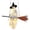 White C, variant on AYktou Halloween Swinging Ghost Decor, Hanging Ghost Halloween Decor with LED Light & Remote Control, Hanging Fabric Ghost Ornament Indoor Outdoor Tree Yard Porch Spooky Holiday Decor