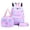 Purple, variant on Lightweight Gradient School Backpack For Students 3 Piece Elementary To Middle School Daypack With Pretty Day Tripper Design Back To School Backpack