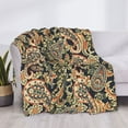 thumbnail image 4 of Throw Blanket for Couch, Paisley Pattern No.9086 Super Soft Fuzzy Comfy Warm Throw Blanket, Cuteness Lightweight Cozy Plush Flannel Blanket & Throws for Sofa and Bed All Season, 4 of 5