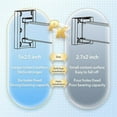 thumbnail image 6 of Clothes Drying Rack for Laundry,Wall Mounted Clothes Hanger Rack,Folding,Retractable,Collapsible(J Shape Hooks), 6 of 6