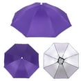 thumbnail image 2 of Walbest 25 6" Diameter Foldable Umbrella Hat for Adults and Kids Hands Free UV Head Umbrella Sunhat for Fishing Gardening Beach and Golf, 2 of 7