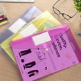 Clouxemli 10 Pack Plastic Envelopes Poly Envelopes, Clear Document ...