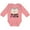 Mauve, variant on My Aunt Loves Me Niece Cat Girls Long Sleeve Baby Bodysuit